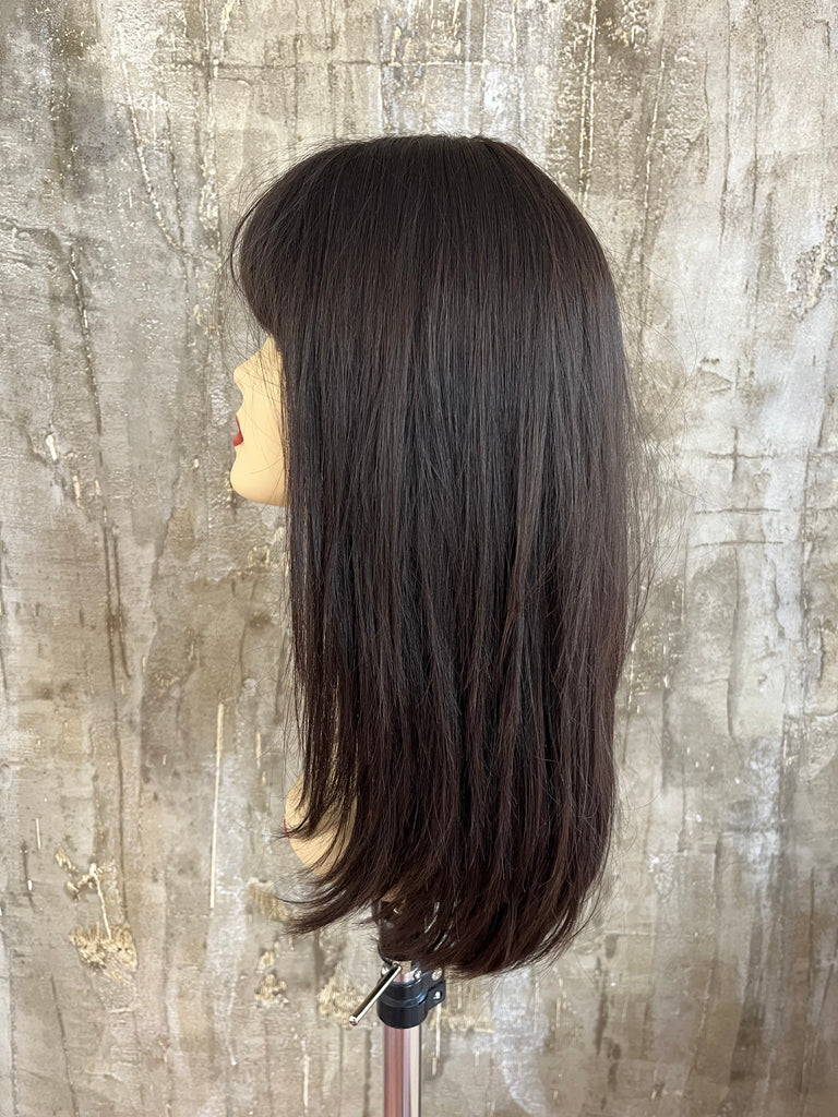 100% EUROPEAN VIRGIN HUMAN HAIR 21.5" BROWN