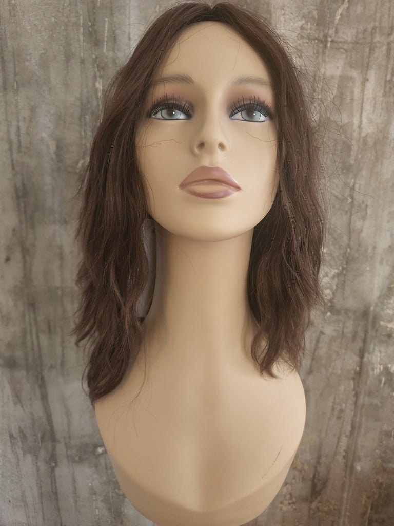 PROCESSED REMY EUROPEAN HUMAN HAIR 18" DARK BROWN