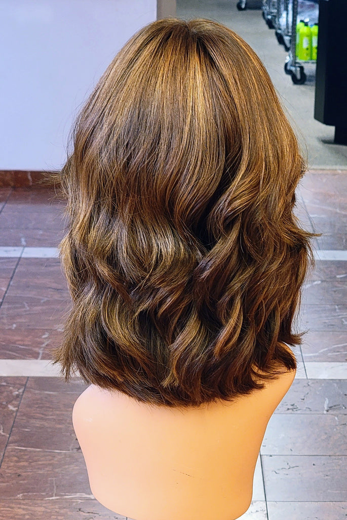 LIGHT BROWN WITH WARM HIGHLIGHTS