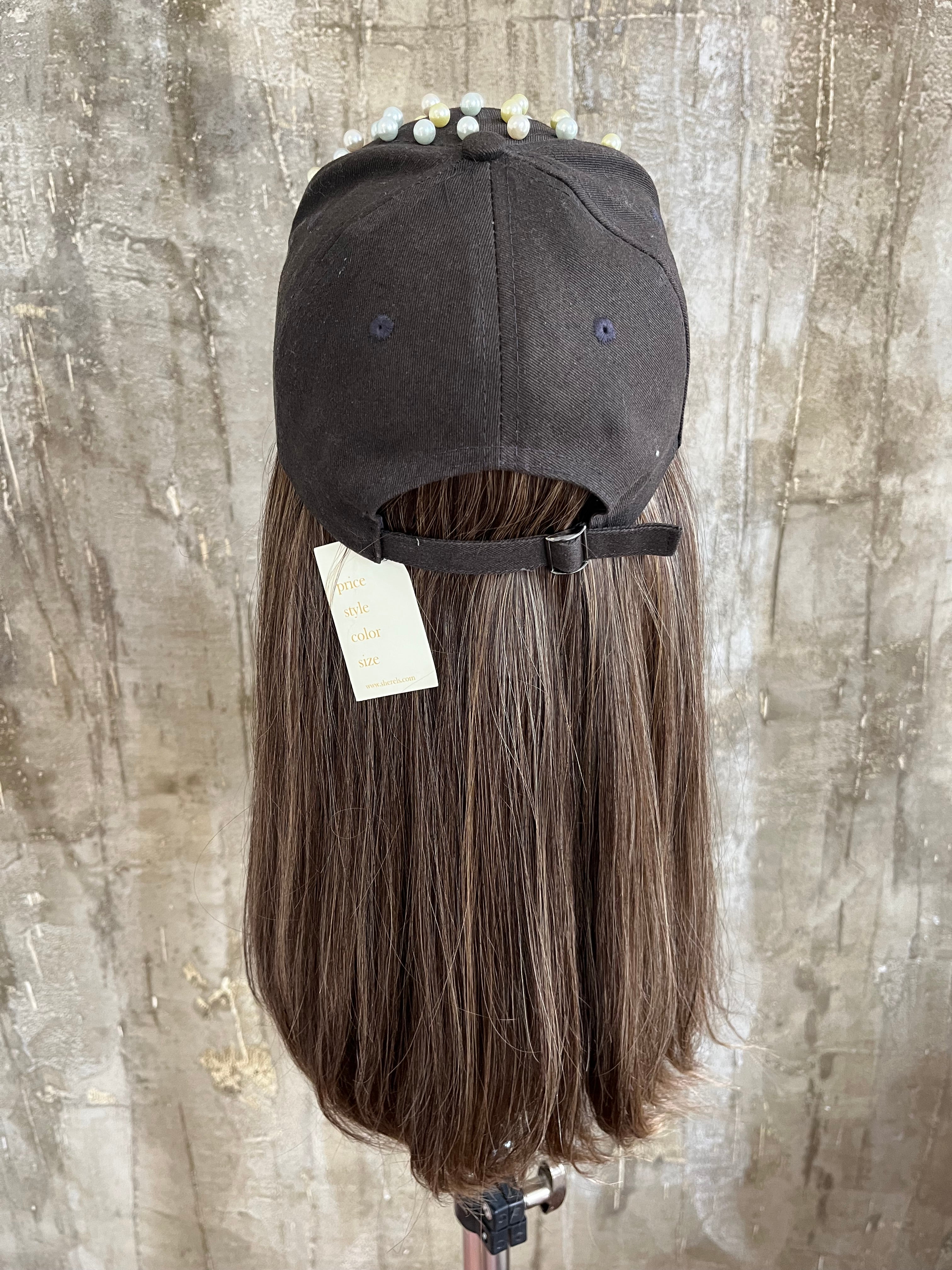 100% EUROPEAN PROCESSED HUMAN HAIR HAT FALL 18 LIGHT BROWN WITH